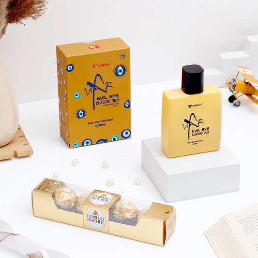 Ferrero Rocher - 50 GM and Archies Classic Oud Unisex Perfume