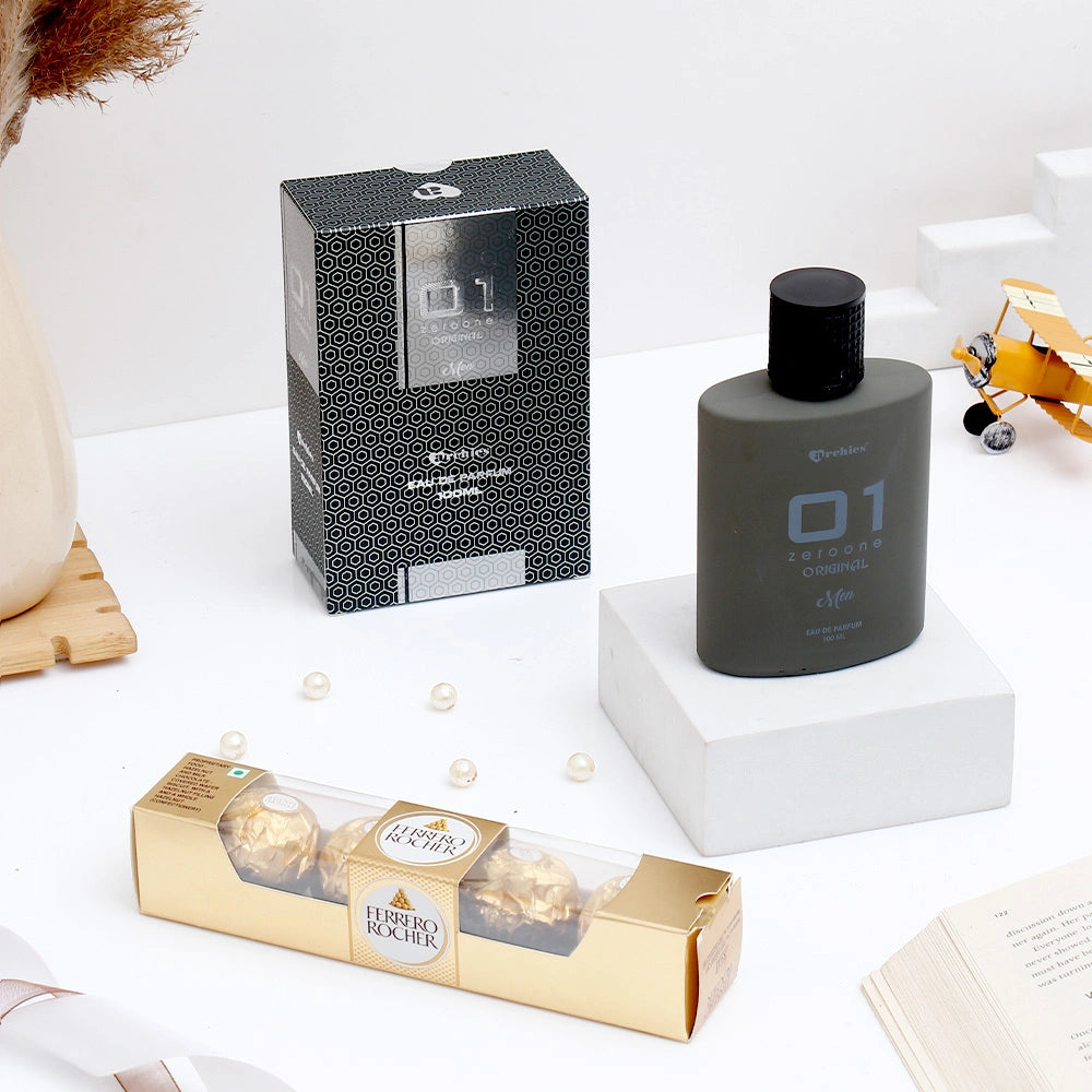 Ferrero Rocher - 50 GM and Archies 01 Men Perfume