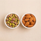Pearl And Rudraksh Rakhi Set With Dry Fruits