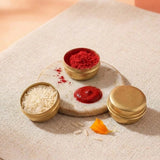 Pearl And Rudraksh Rakhi Set With Dry Fruits
