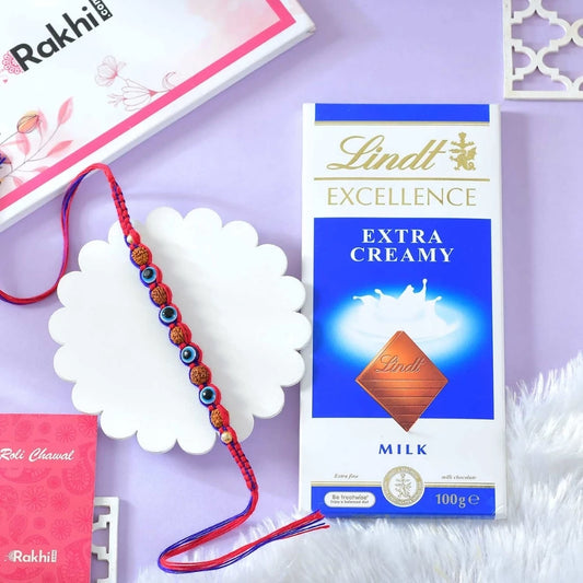 Classic Rakhi with Lindt Chocolate Extra Creamy