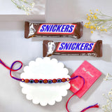 Premium Rakhi with Snickers Chocolate