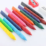 Luxor Doodles Plastic Crayons Triangular Grip