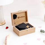 IKYK Perfume Gift Set With Premium Midnight Black Tie Set