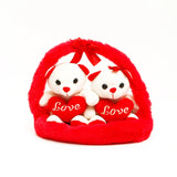 Romantic Couple Teddy Basket