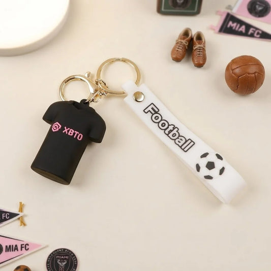 Football Messi Black Jersey XBTO Keychain