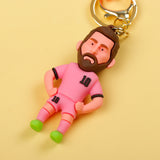 Football Messi XBTO Pink Keychain