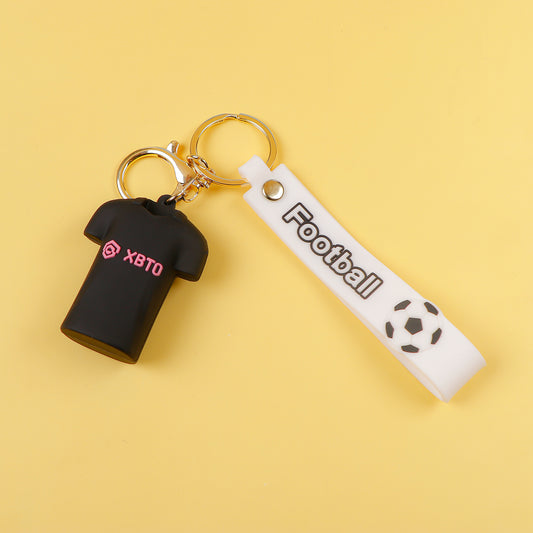 Football Messi Black Jersey XBTO Keychain