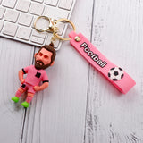 Football Messi XBTO Pink Keychain