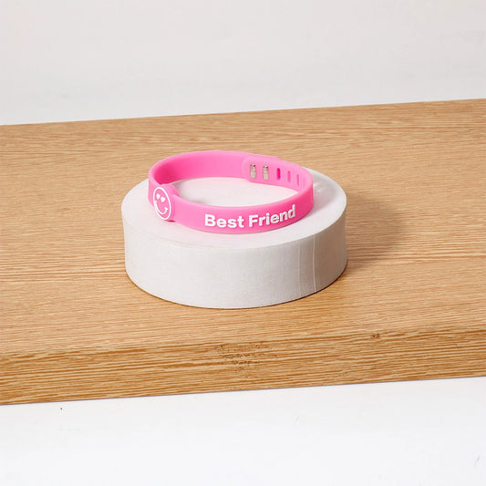 Archies Friendship Scrapbook & Pink Silicone Bracelet Set