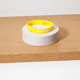 Archies Friendship Scrapbook & Yellow Silicone Bracelet Set
