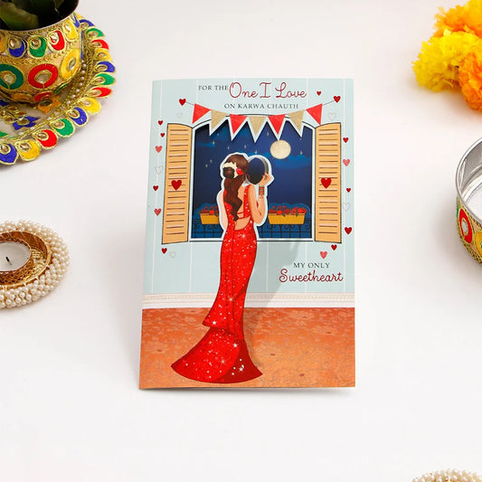 You mean the World Karva Chauth Greeting Card