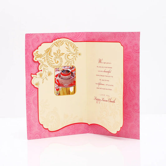 For My Husband Karva Chauth Greeting Card