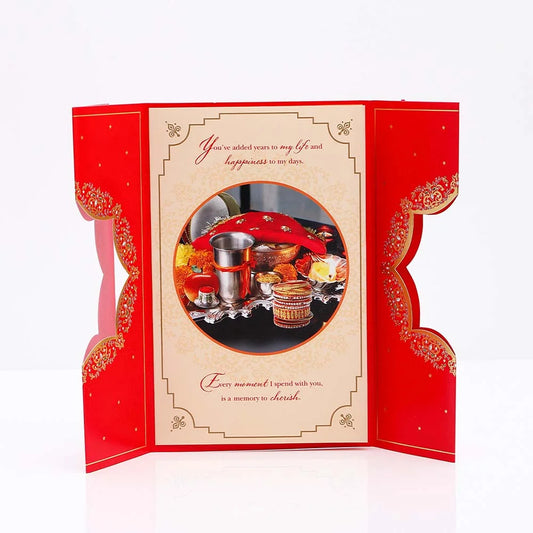 For my Love Karva Chauth Greeting Card