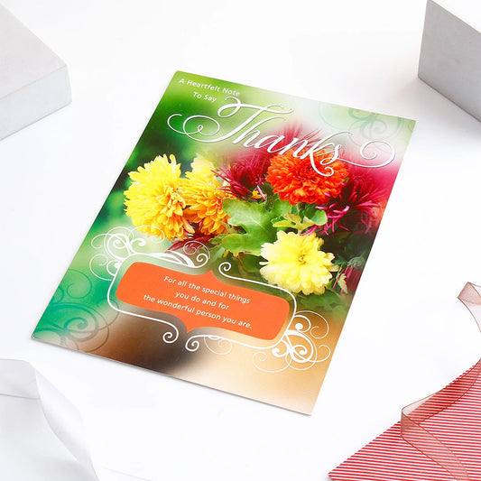 Heartfelt Thanks Greeting Card