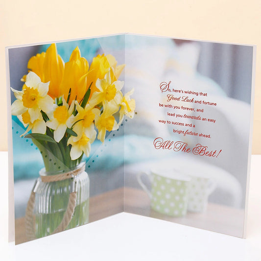 Wishing You All The Luck Greeting Card