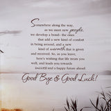 Bidding You Good Bye Greeting Card