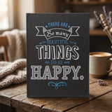 NOTE BOOK Things To Be Happy