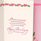 With Love On Your Anniversary Greeting Card