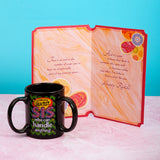 Wonderful Sister Greeting Card with 3 Handle Mug