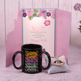 Sacred Evil Eye Keychain With Greeting Card and Mug