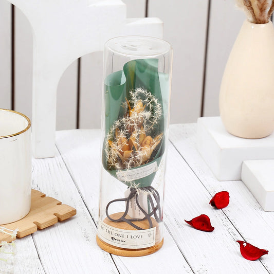 To The One I Love - Preserved Rose in Glass Dome