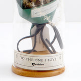 To The One I Love - Preserved Rose in Glass Dome