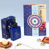 Evil Eye Rakhi Greeting Card with Archies Amalfi Blu Perfume