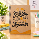 NOTE BOOK Life Lemons