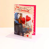 Love Feels So Right With You Greeting Card With Envelope
