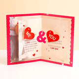 Love Feels So Right With You Greeting Card With Envelope