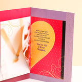 My Heart Is Wherever You Are Greeting Card With Envelope