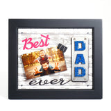 Best Dad Ever Personalized Photo Frame