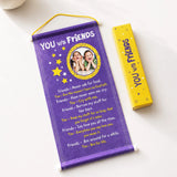 Archies Friendship Photo Scroll & Silicone Bracelet Set