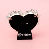 Archies Heart-Shaped Silver Photo Frame