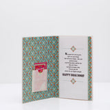Pack of 3 Ornate Black & Gold 'On Bhai Dooj' Greeting Cards
