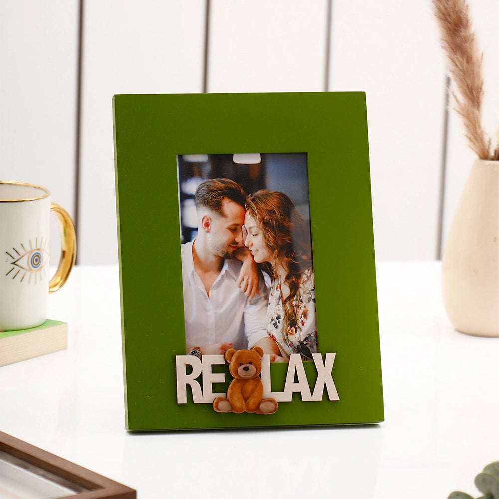 Archies "Relax" Teddy Bear Photo Frame