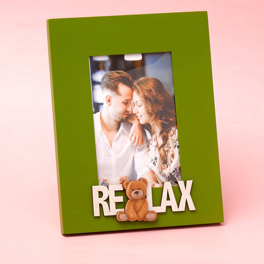 Archies "Relax" Teddy Bear Photo Frame