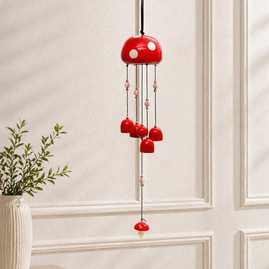 Red Mushroom Wind Chime