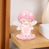 Pink Blossom Fairy Girl Figurine