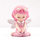 Pink Blossom Fairy Girl Figurine