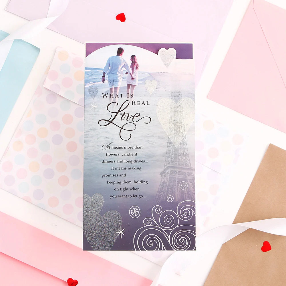 What Is Real Love  Greeting Card With Envelope