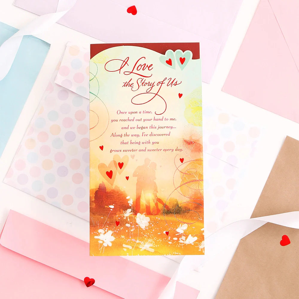 I Love The Story Of Us  Greeting Card With Envelope