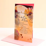 For The One I Love Greeting Card With Envelope