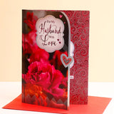 For My Husband With Love Greeting Card With Envelope