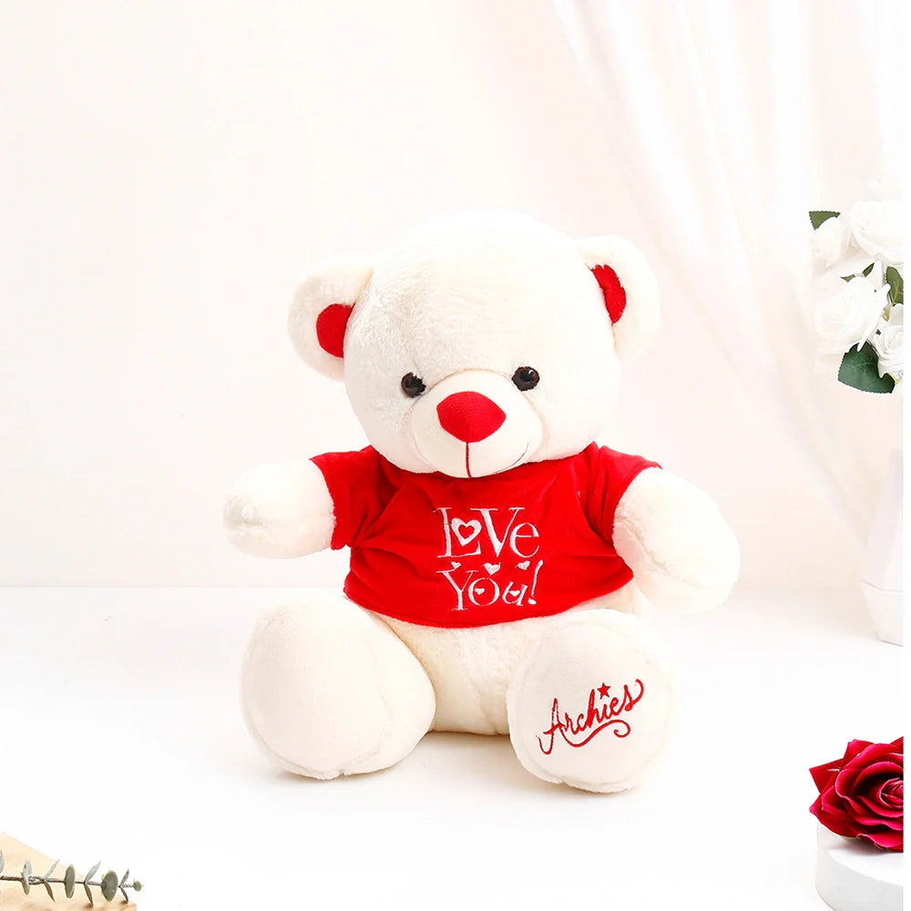 Love You T-Shirt White Teddy Bear