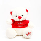 Love You T-Shirt White Teddy Bear