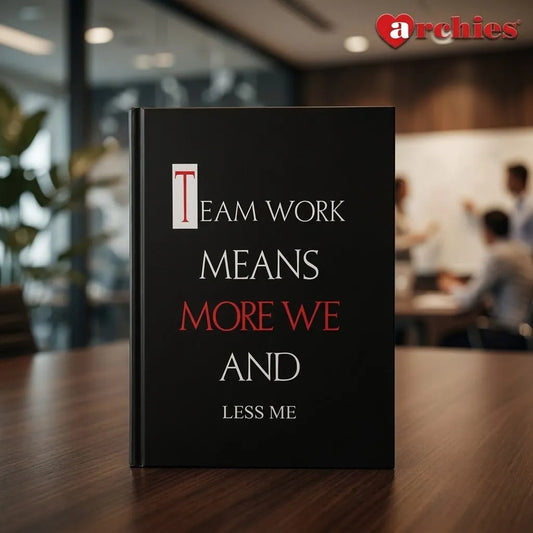 Teamwork Motivational Quote Notebook