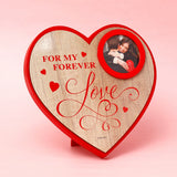 Archies "For My Forever Love" Heart-Shaped Frame