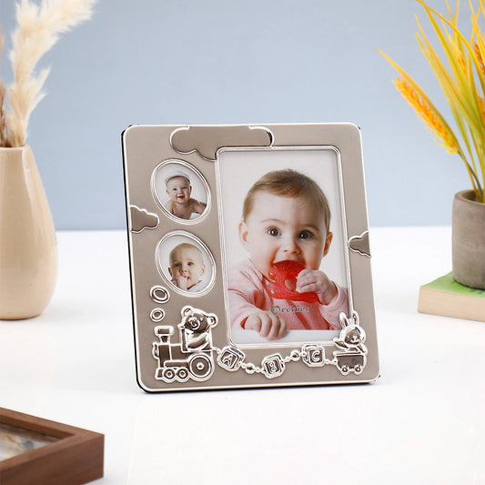 Archies Baby Silver 3-in-1 Photo Frame